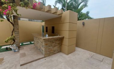 Samborondon, Renta de Linda Casa 4 Dorm. con Estudio y Bbq