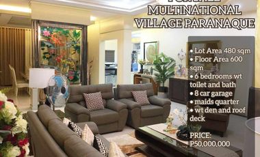 FOR SALE HOUSE AND LOT MULTINATIONAL VILLAGE PARANAQUE