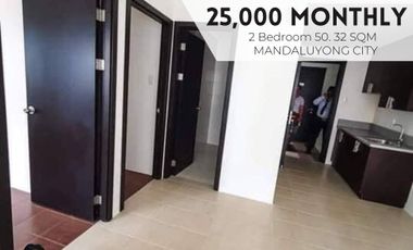 Brand New Condo in Mandaluyong 25K Monthly 2-BR 50.32 sqm Ready for Occupancy