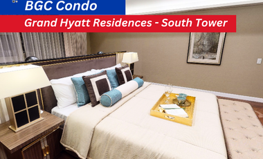 For Sale Condo BGC Premium Grand Hyatt Residences, Bonifacio Global City