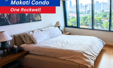 🏢 One Rockwell West: Semi-Furnished 3BR Corner Loft Unit 🌆