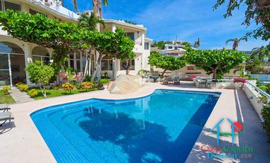 Casa en renta vacacional con alberca e increíble vista al mar