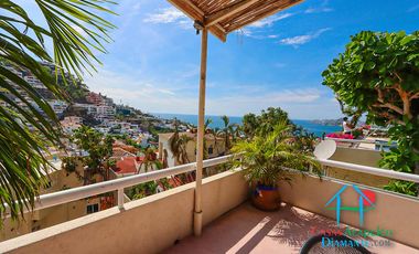 Casa en renta vacacional con alberca e increíble vista al mar