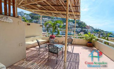 Casa en renta vacacional con alberca e increíble vista al mar