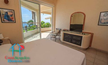 Casa en renta vacacional con alberca e increíble vista al mar