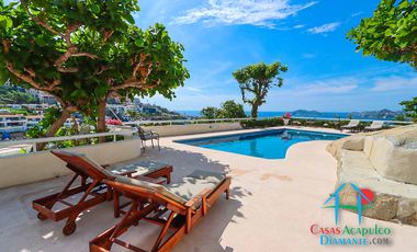 Casa en renta vacacional con alberca e increíble vista al mar