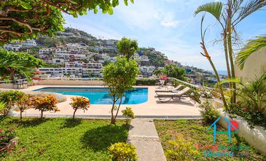 Casa en renta vacacional con alberca e increíble vista al mar