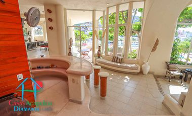 Casa en renta vacacional con alberca e increíble vista al mar