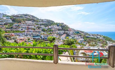 Casa en renta vacacional con alberca e increíble vista al mar