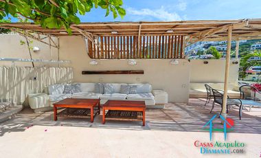 Casa en renta vacacional con alberca e increíble vista al mar