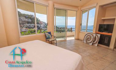 Casa en renta vacacional con alberca e increíble vista al mar