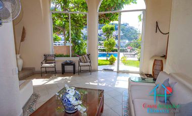 Casa en renta vacacional con alberca e increíble vista al mar
