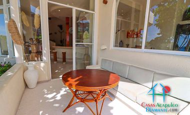 Casa en renta vacacional con alberca e increíble vista al mar