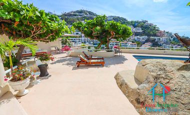 Casa en renta vacacional con alberca e increíble vista al mar