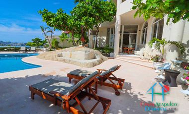 Casa en renta vacacional con alberca e increíble vista al mar