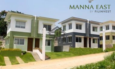 House & Lot For Sale in New Fields - Manna East, Teresa Rizal - 2 Bedrooms near Antipolo Angono Taytay