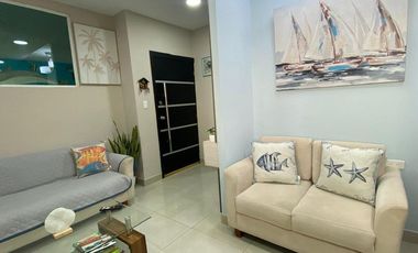 departamento amoblado de venta en crucita