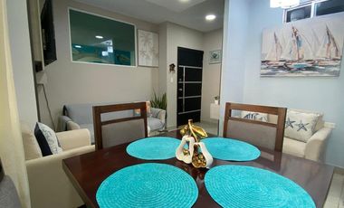 departamento amoblado de venta en crucita