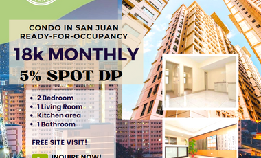 198K DOWNPAYMENT LIPAT AGAD - RENT TO OWN 2-BR | 18k Monthly near Greenhills