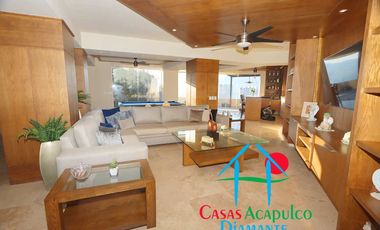 Casa en renta vacacional para 14 personas. Alberca privada y vista al mar. Incluye servicio de limpieza
