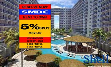 SMDC SHELL RESIDENCES Condo FOR SALE in Mall Of Asia ,Pasay City near in NAIA Airport ,Okada , City Of Dreams and Solaire