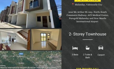 3 BedroomsTownhouse For Sale in Malanday Valenzuela City near Puregold