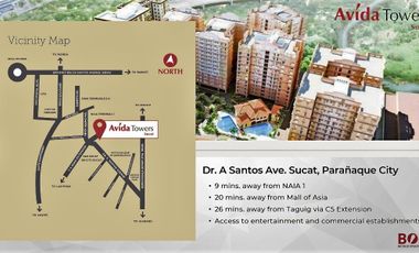 2 Bedroom Condo For Sale Ready For Occupancy | Avida Towers Sucat across SM Sucat Starbucks