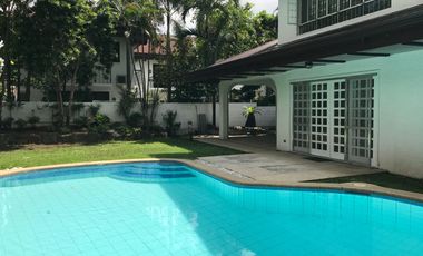 Affordable house and lot for lease with pool at Ayala Alabang