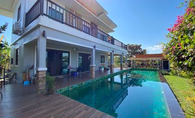 2 bed house with restaurant and private pool for sale in San Sai, Chiang Mai