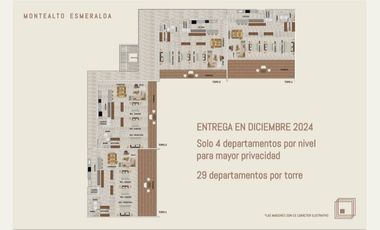 DEPARTAMENTO EN VENTA MONTE ALTO ESMERALDA