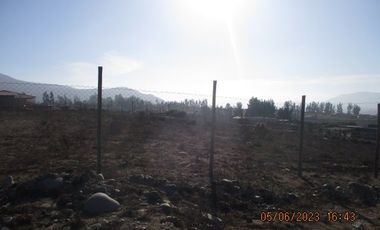 Parcela 5000mts2 sector el Rosario con luz y agua