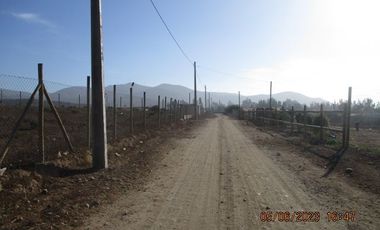 Parcela 5000mts2 sector el Rosario con luz y agua