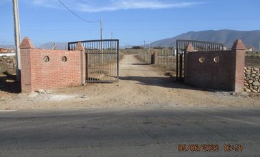Parcela 5000mts2 sector el Rosario con luz y agua