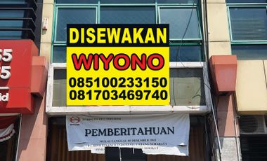 Ruko Surabaya Barat Menghadap Jalan HR. Muhammad Pertokoan Golden Palace