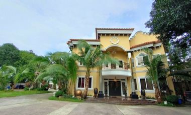Fully Furnished 2 Storey Mediterranean Mansion with 11 Bedrooms, 11 Toilet and Bath and 10 Car Garage, Jacuzzi and Infrared Sauna at Loyola Grand Villas PH2290