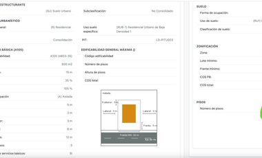 Oportunidad terreno 520 m2,  San Antonio, Urbanización Club La Marca