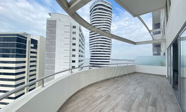 Departamento esquinero con balcón en Venta, edificio Santana Lofts