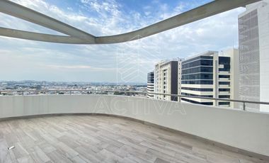 Departamento esquinero con balcón en Venta, edificio Santana Lofts