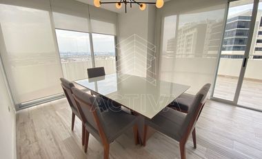 Departamento esquinero con balcón en Venta, edificio Santana Lofts