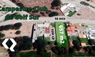 Terreno en venta Campestre Club de Golf Sur en Aguascalientes