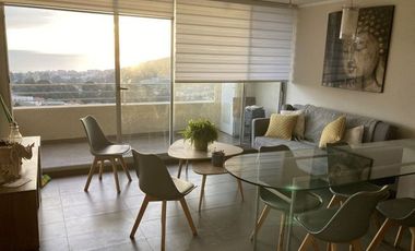 SE VENDE DEPARTAMENTO CON HERMOSA VISTA JARDIN DEL MAR 2 DOR 2 BAÑOS EST UF 4.000 VIÑA DEL MAR