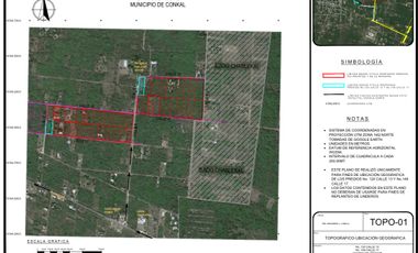 TERRENO, 5,020 m2 1- Camino de Merida a Progreso