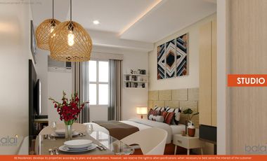 residential condominium 21- sqm studio condo for sale in Balai Residences Lapulapu City