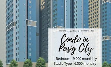 6,000 Monthly Condominium Investment PRE SELLING in Pasig City