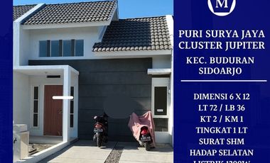Rumah Gress Baru Puri Surya Jaya dkt Ketajen Buduran SHM Murah Bisa NEGO
