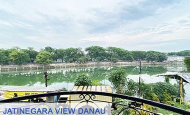 Rumah Design Klasik View Danau Dijual Dekat Stasiun Buaran Jatinegara Jakarta Timur