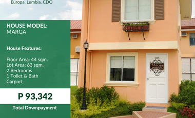 HOUSE AND LOT FOR SALE IN CDO UPTOWN