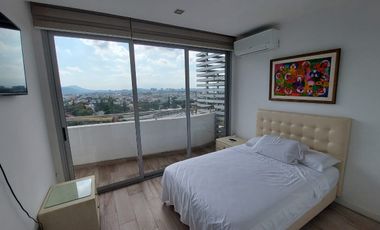 Puerto Santa Ana, Loft de 3 Dorm. con Balcon con Vista Amoblado