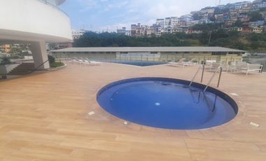 Puerto Santa Ana, Loft de 3 Dorm. con Balcon con Vista Amoblado
