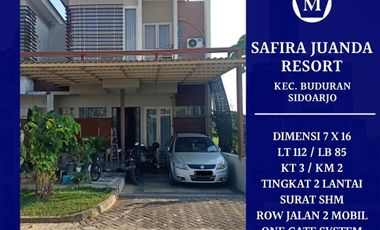 Rumah Oper Kredit Safira Juanda Resort Buduran Sidoarjo Siap Huni dkt Pahlawan SHM